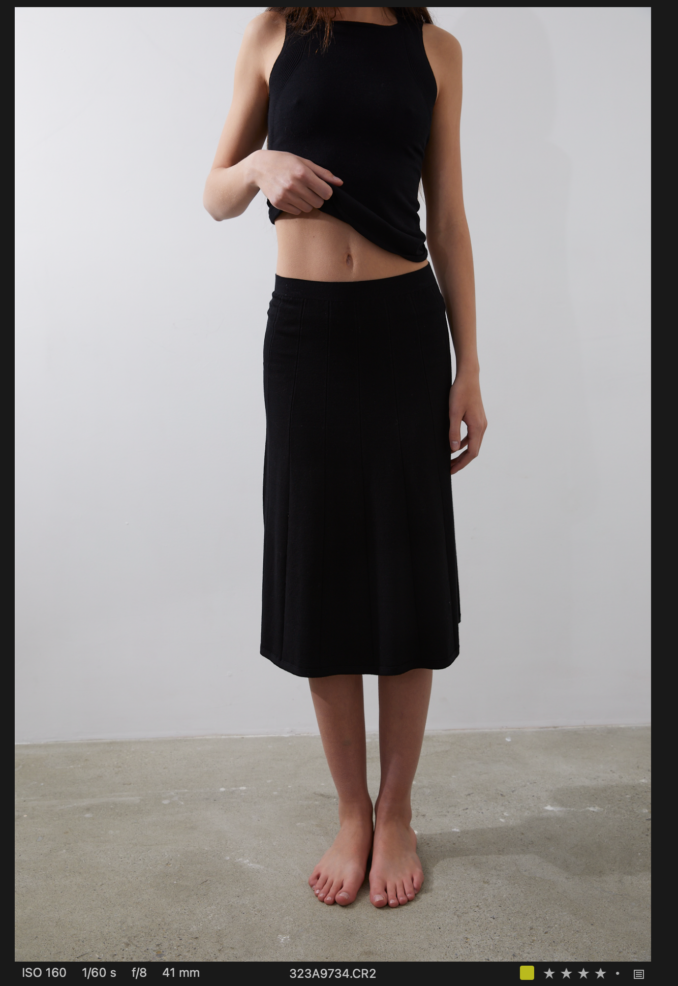 Vega Skirt in Black