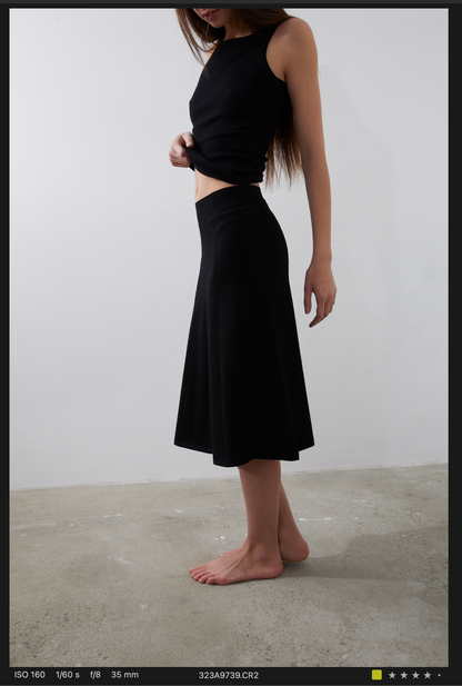 Vega Skirt in Black